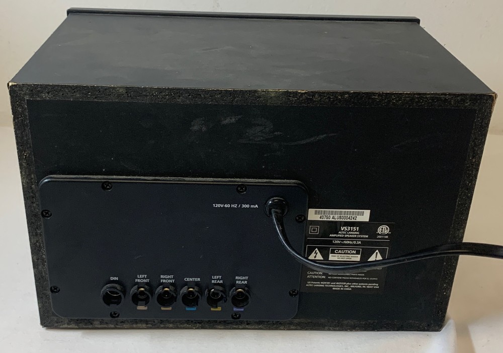 ALTEC LANSING computer speaker system ~ tested, works ~ VS-351