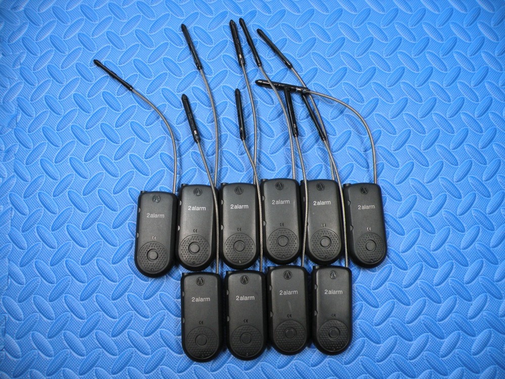(x10) Checkpoint Alpha AL2CLND Cable Security Tags - Black