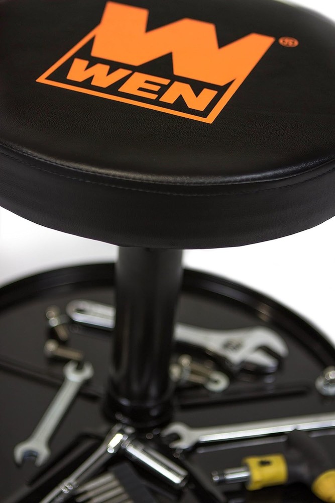 Adjustable Rolling Garage Stool Seat
