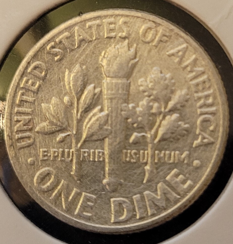1955 Dime us Silver