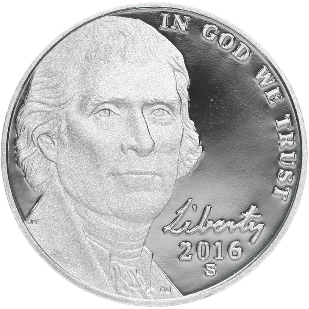 2016 S Jefferson Nickel Gem DCam Proof