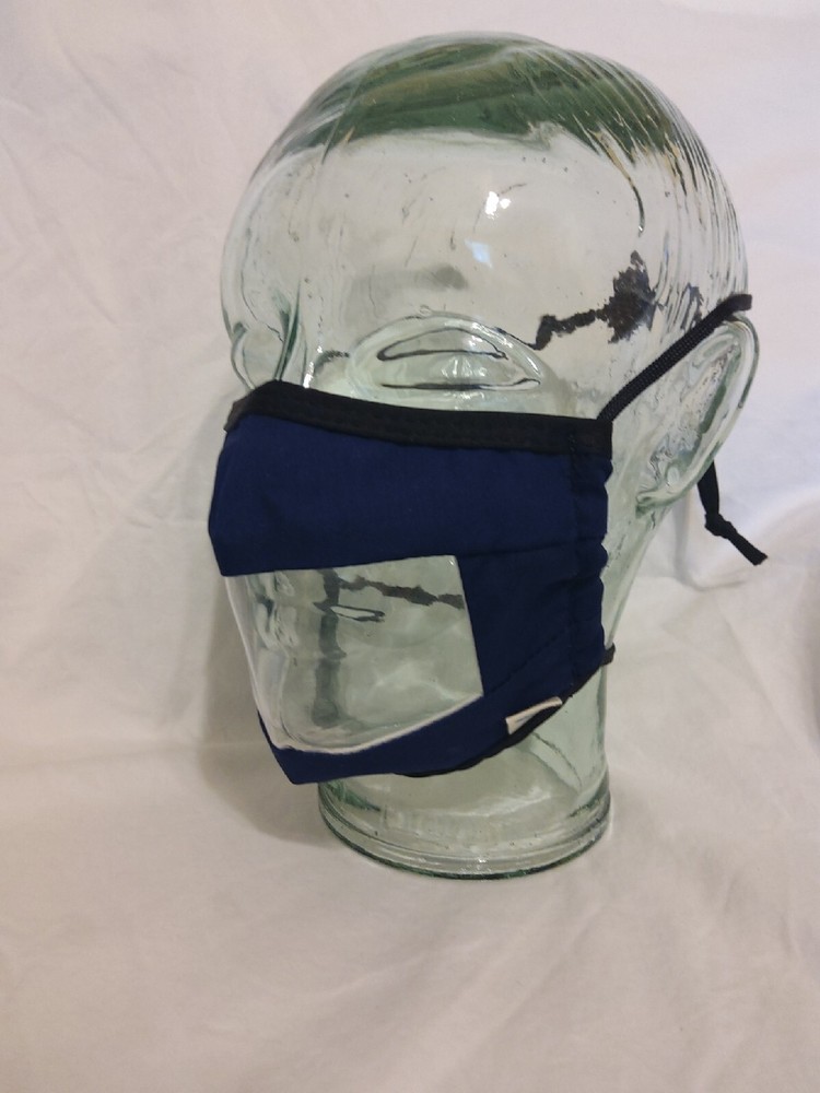 Communication Window Face Mask Lip Reading Reusable