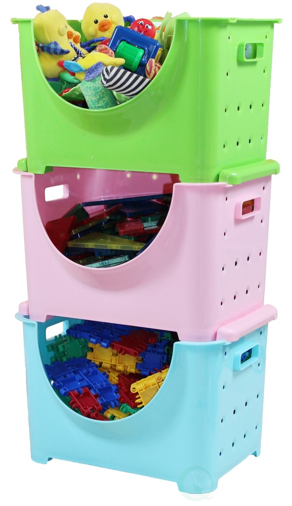New Stackable Plastic Storage Container