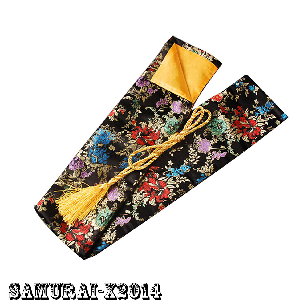 Nice Pattern 100 cm Silk Bag for Protecting Japanese Samurai Sword wakizashi