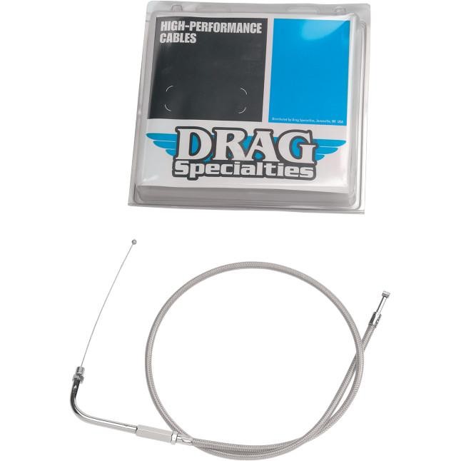 Drag Specialties 5332602B Braided Throttle Cable - 28 1/2in.