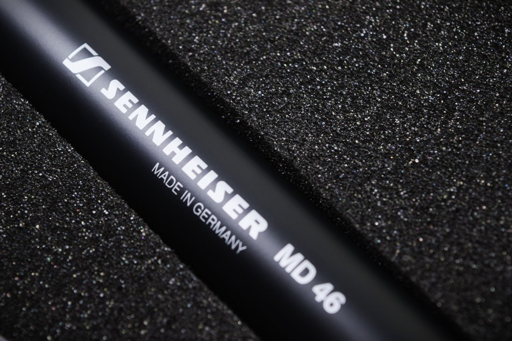 NEW Sennheiser MD 46 - Dynamic ENG Microphone w/ Case + Manual