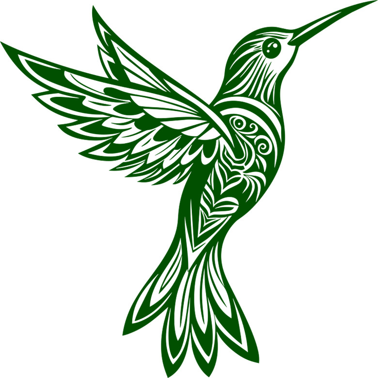 30 Custom Green Expressive Bird Personalized Address Labels