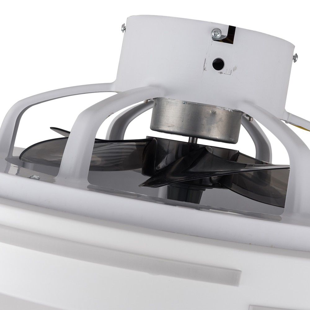 Modern Invisible Ceiling Fan Light Bladeless Chandelier Lamp With Remote Control