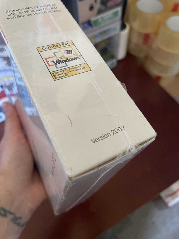 BRAND NEW Microsoft PowerPoint 2002 Version Big Box