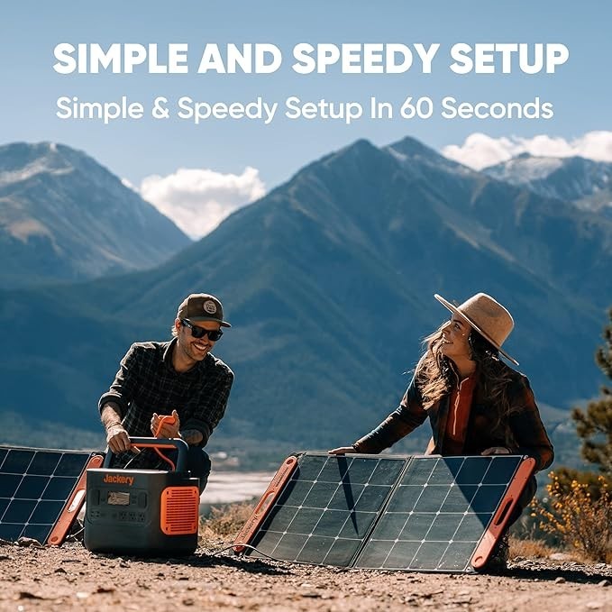 Jackery Refurbished SolarSaga 100W Solar Panel high- efficiency