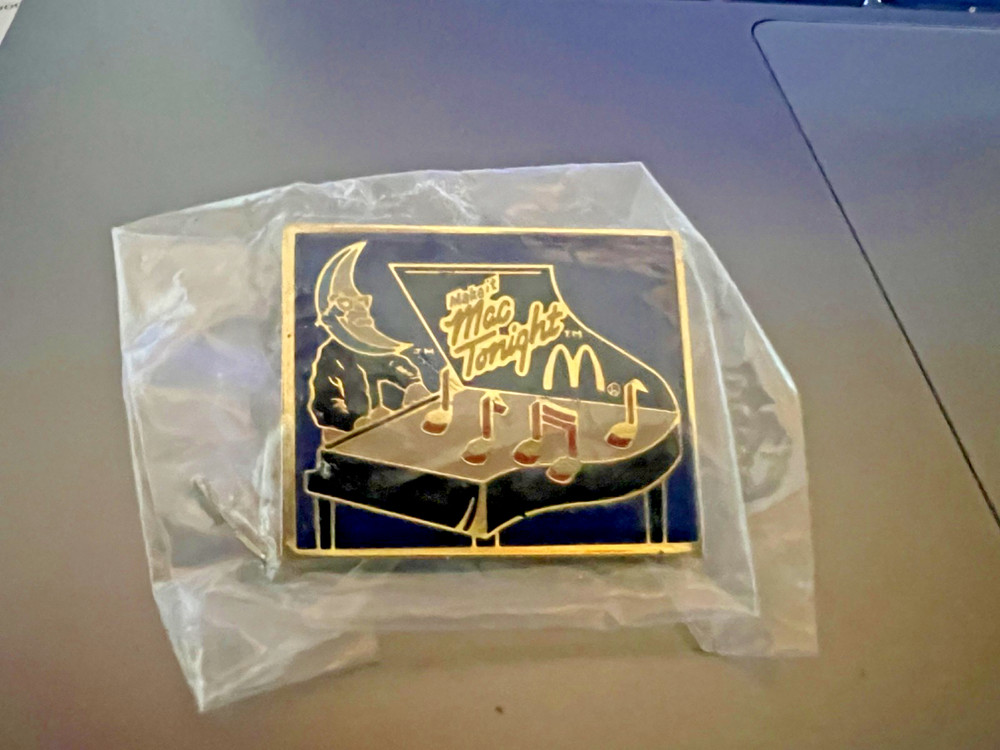 McDonalds Make It Mac Tonight Enamel Lapel
