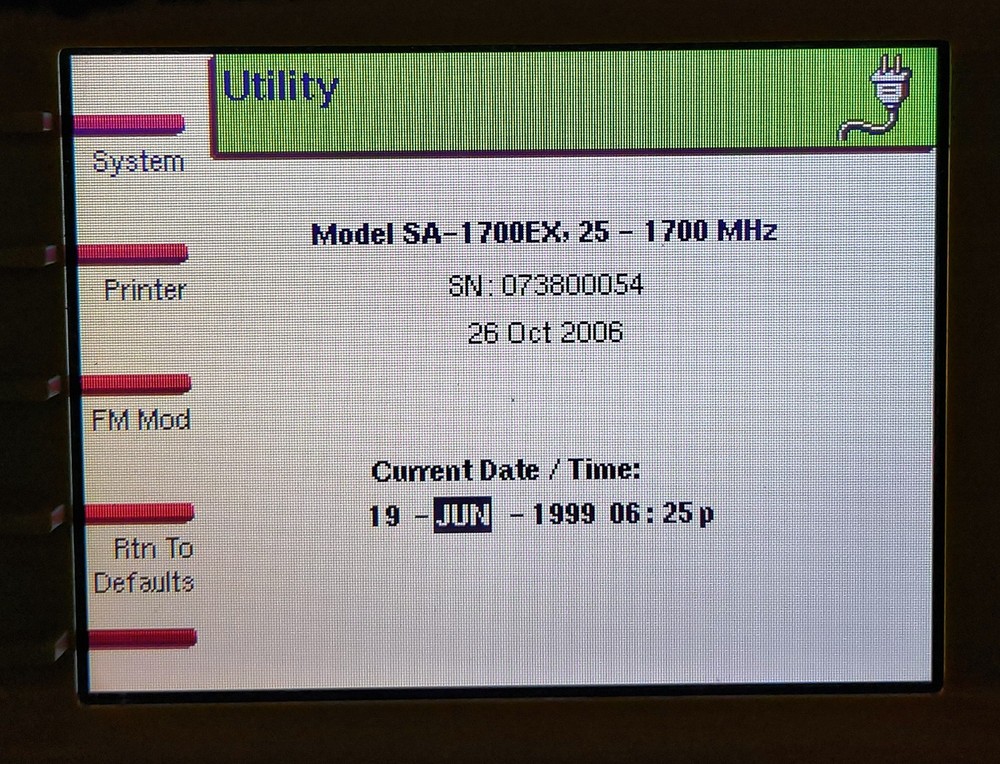 Bird Electric Bird Site Analyzer SA-1700EX