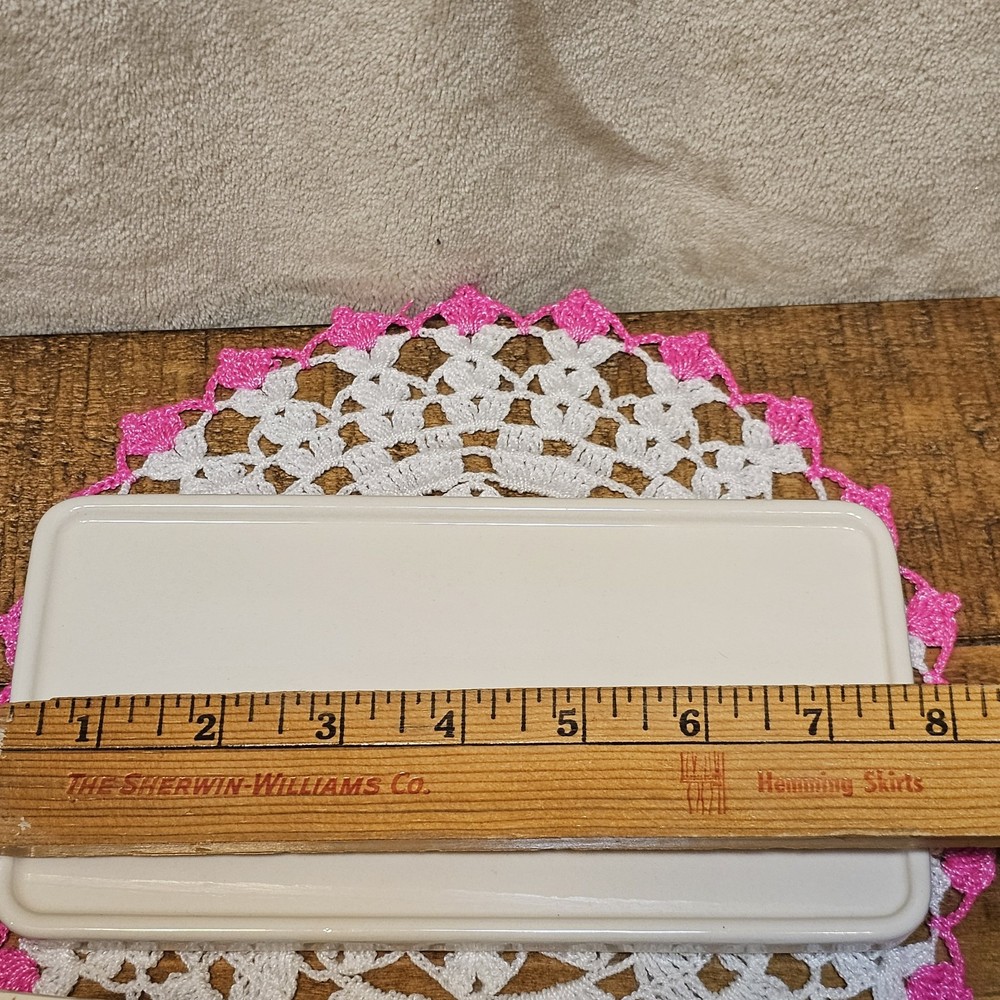 Thyme and Table Butter DIsh- Polka Dot Pattern- Black and White