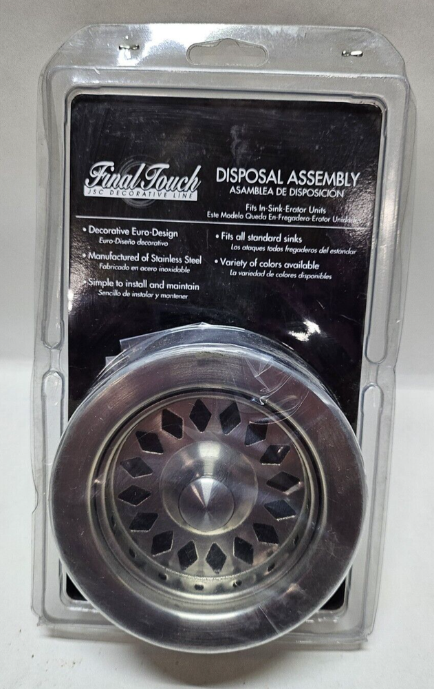 Final Touch B03401 Disposal Assembly Brushed Stainless