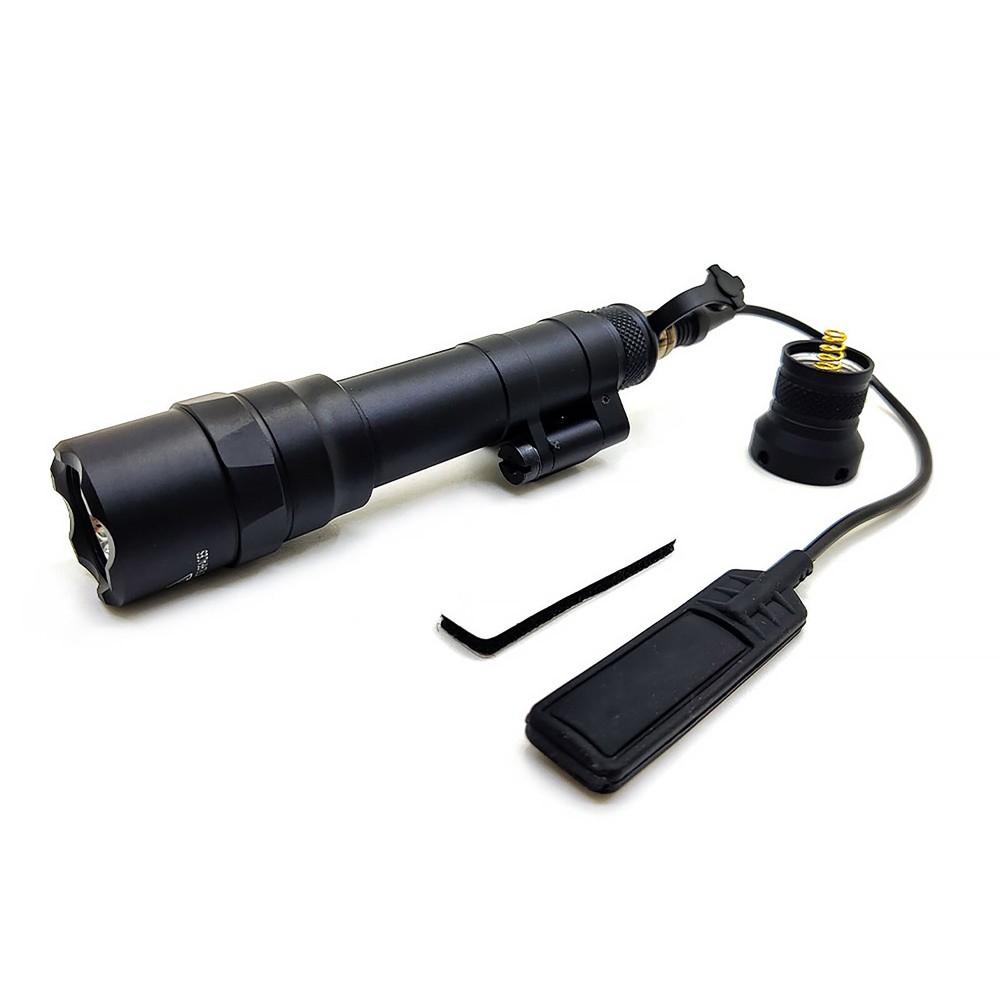 M640DF Dual Fuel Tactical LED Flashlight Offset Side Mount Hunting Weapon Light
