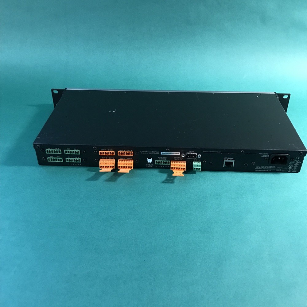 BOSE CONTROLSPACE ESP-880 Engineered Sound Processor w/ Ethernet Card