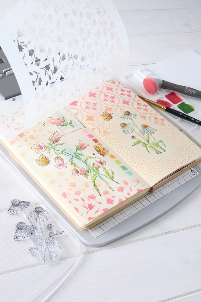 Sizzix Studio Accessory Registration Press Tool Starter Kit, 666928 Willow Wolfe