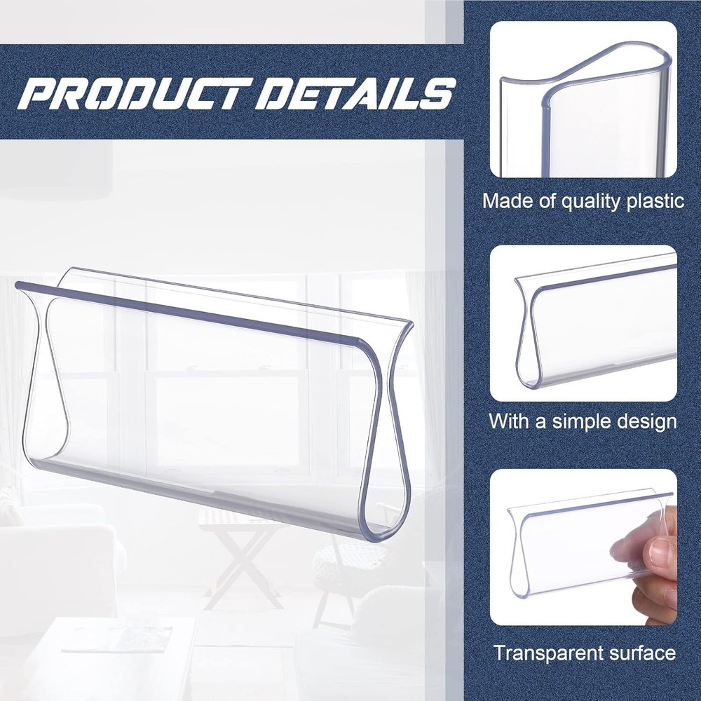 4 Pieces Window Shade for Roller Pull down Roller Shades Handle Blinds for Windo