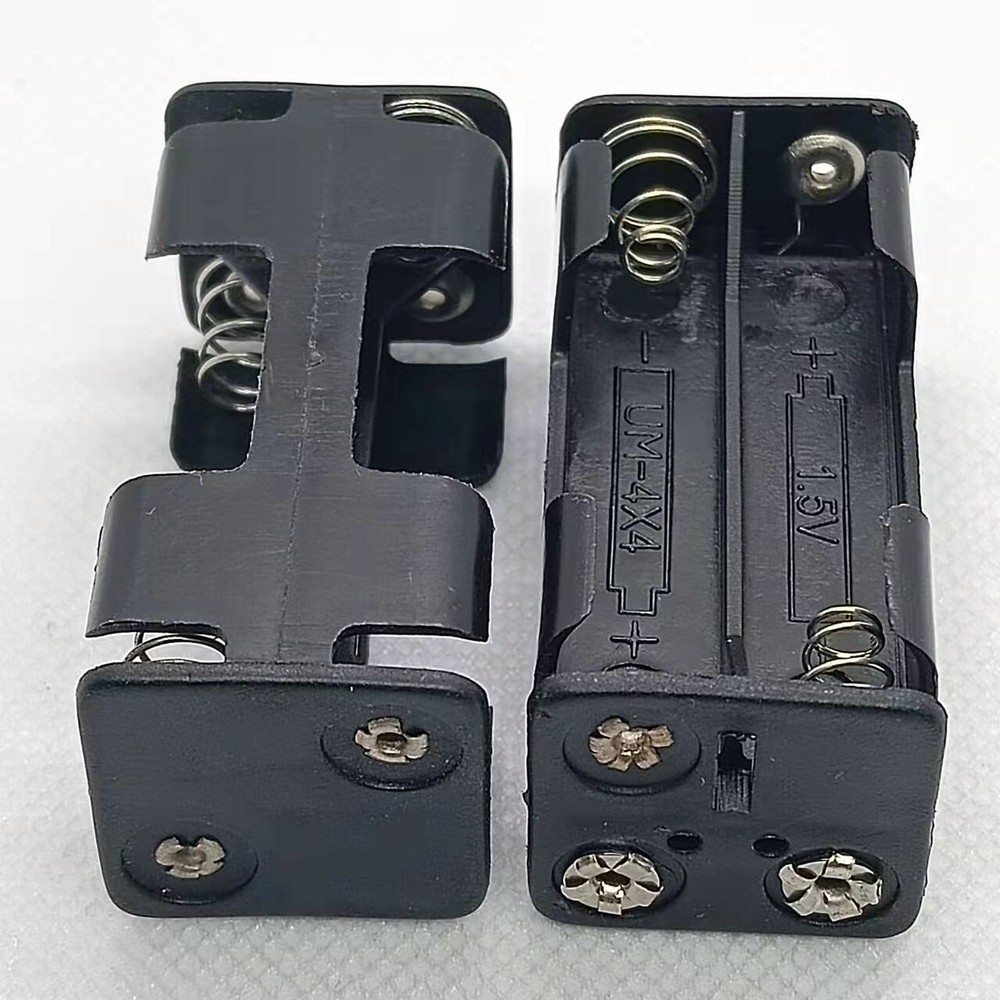 1pcs4 sections No.7 back pack 6V garbage can battery box with contac