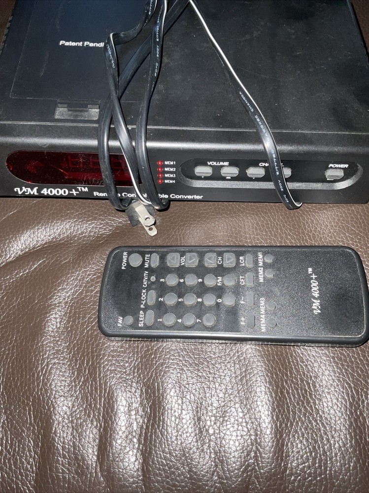 VIEW MASTER VM4000+ Remote Control Cable Converter box with remote