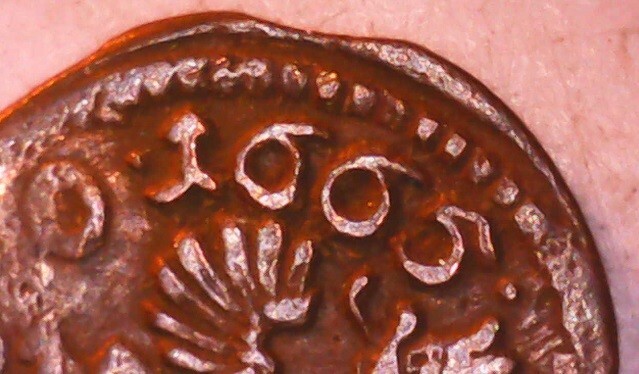 1665 Poland 1 Solidus, Alignment & Planchet Clip Errors; Old Coin Foreign Money