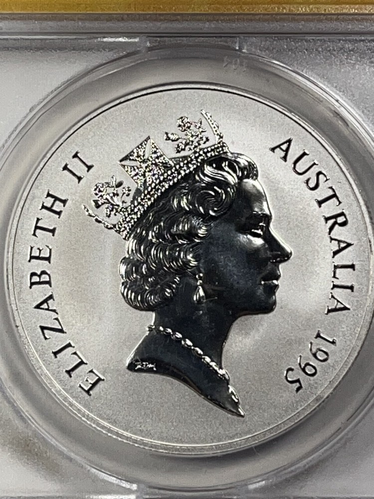 1995 C Australia Kangaroo Silver Dollar : ANACS MS69DCAM