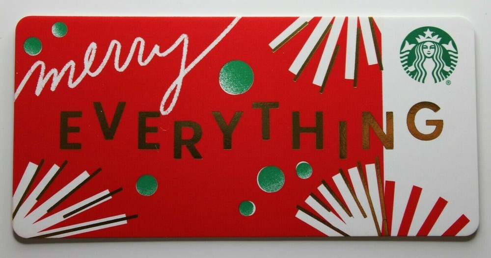 Starbucks Card 6173 - Merry Everything 2019