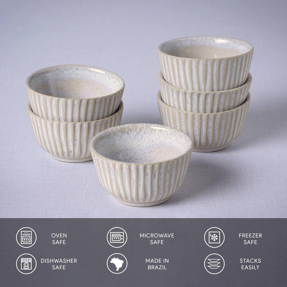 Stoneware 6-Piece Linas Ramekin Latte Set
