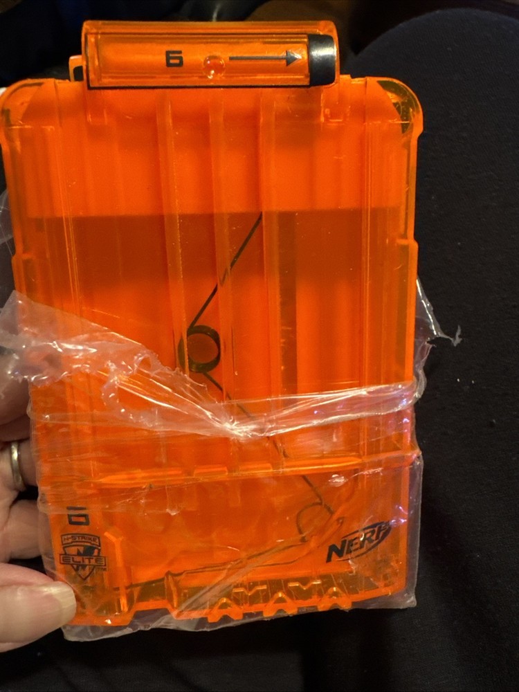 2- NEW NERF ELITE 6 ROUND CLIPS