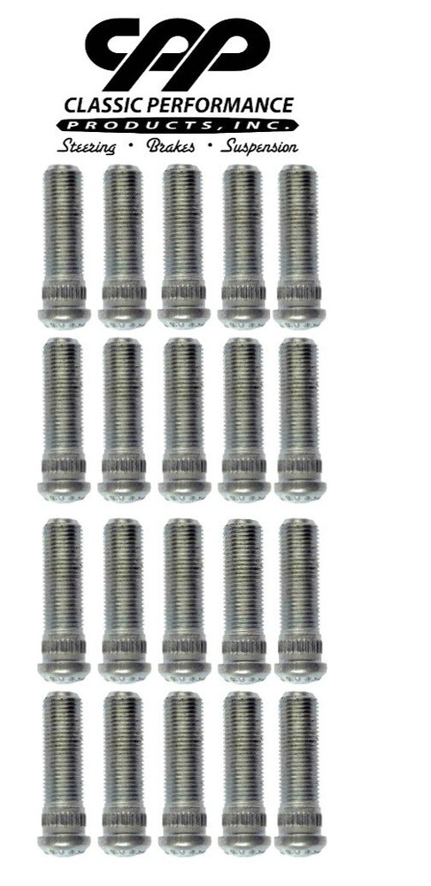 CPP 1/2-20 Serrated Wheel Stud Front or Rear Pack of 20
