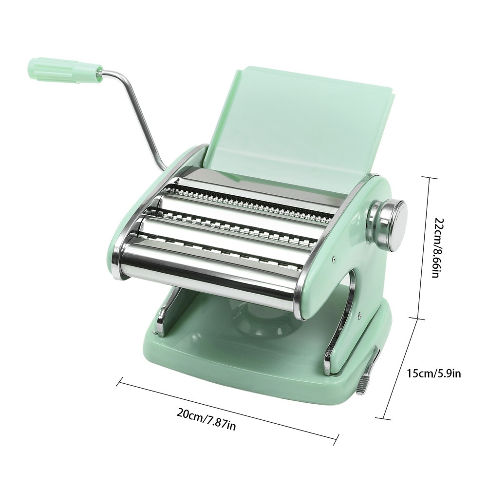 Pasta Maker Machine with 6 Adjustable Thickness Settings Dough Roller