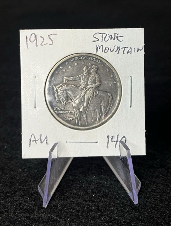 1925 Stone Mountain Commemorative Silver Half Dollar AU
