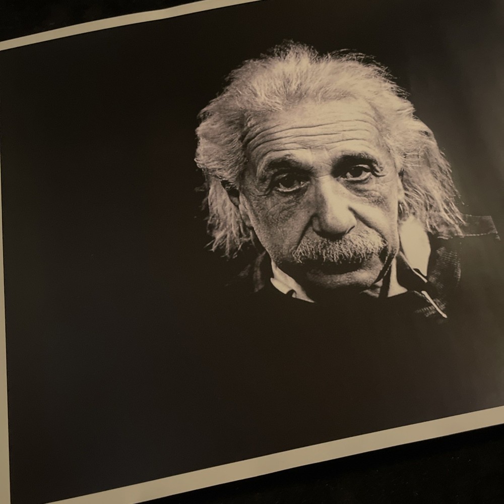 Vintage Apple 17x11 Think Different Poster Albert Einstein Unknown Version