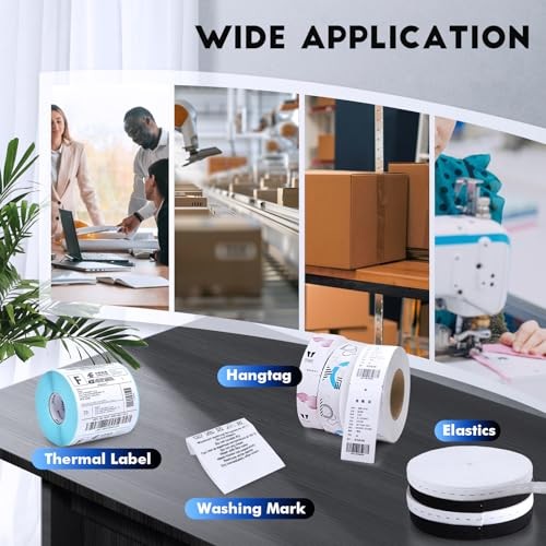 Upgraded Automatic Label Rewinder, Larger Label Width 7.08" Diameter 8.78",