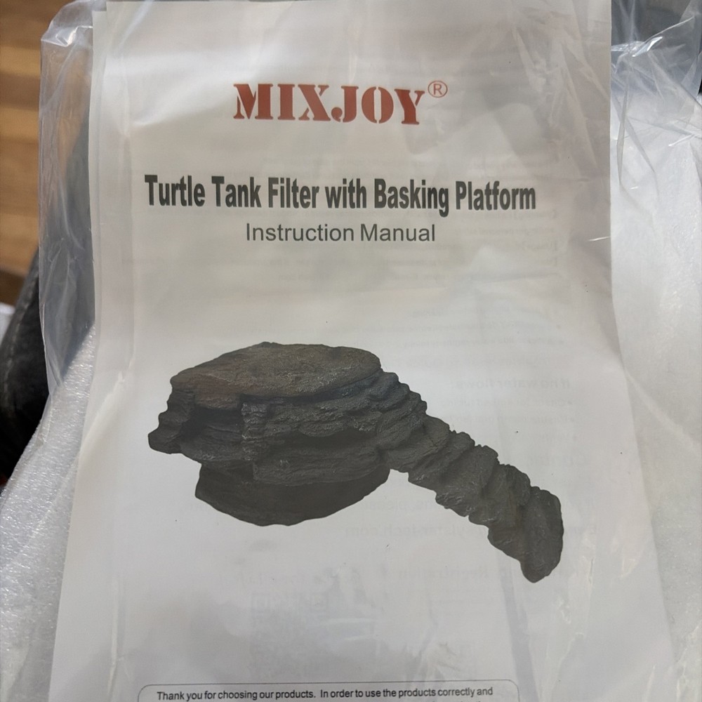 Turtle Tank Filter, Turtle Filter Basking Platform with Detachable Bridge