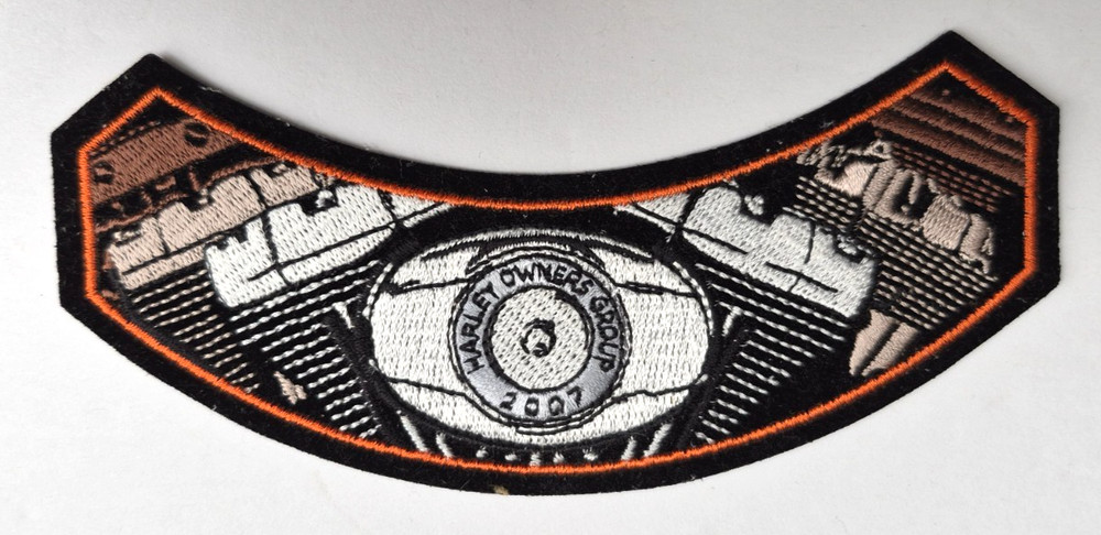 Harley Davidson Harley Owners Group HOG 2007 Patch  - 6" x 2"