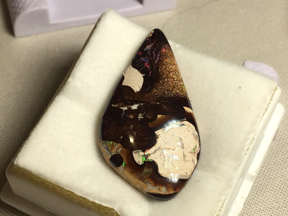 All Natural Solid Australian Boulder Opal, 16.65 carats