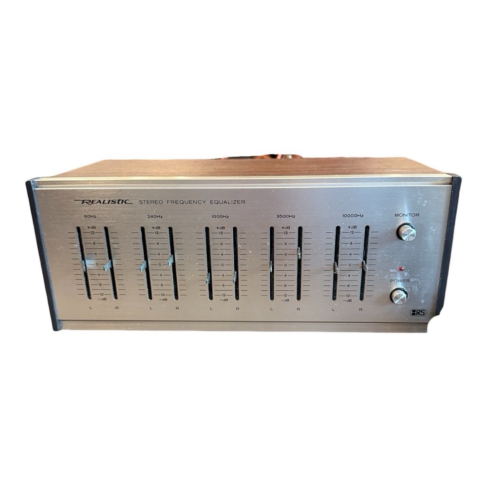 REALISTIC Stereo Frequency Equalizer Model # 31-1987 * Made in Korea