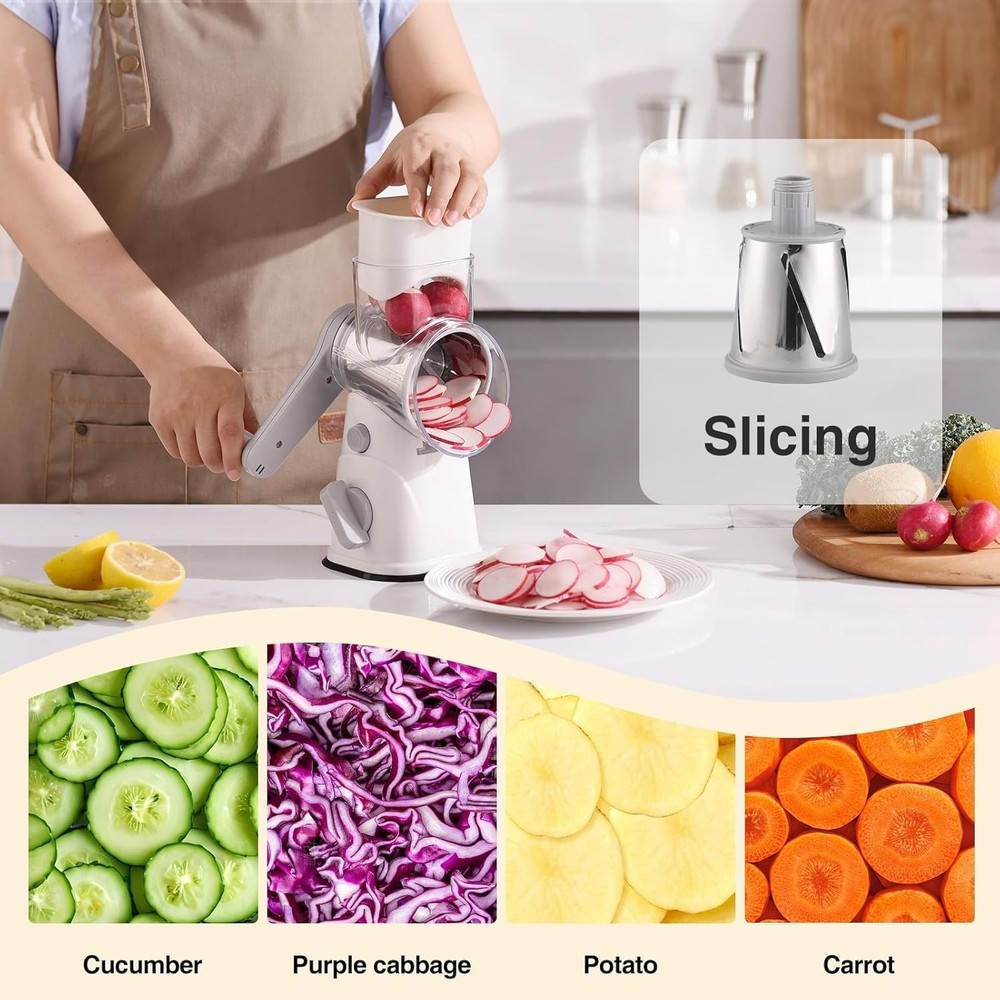 Rotary Cheese Grater Hand Crank, Kitchen