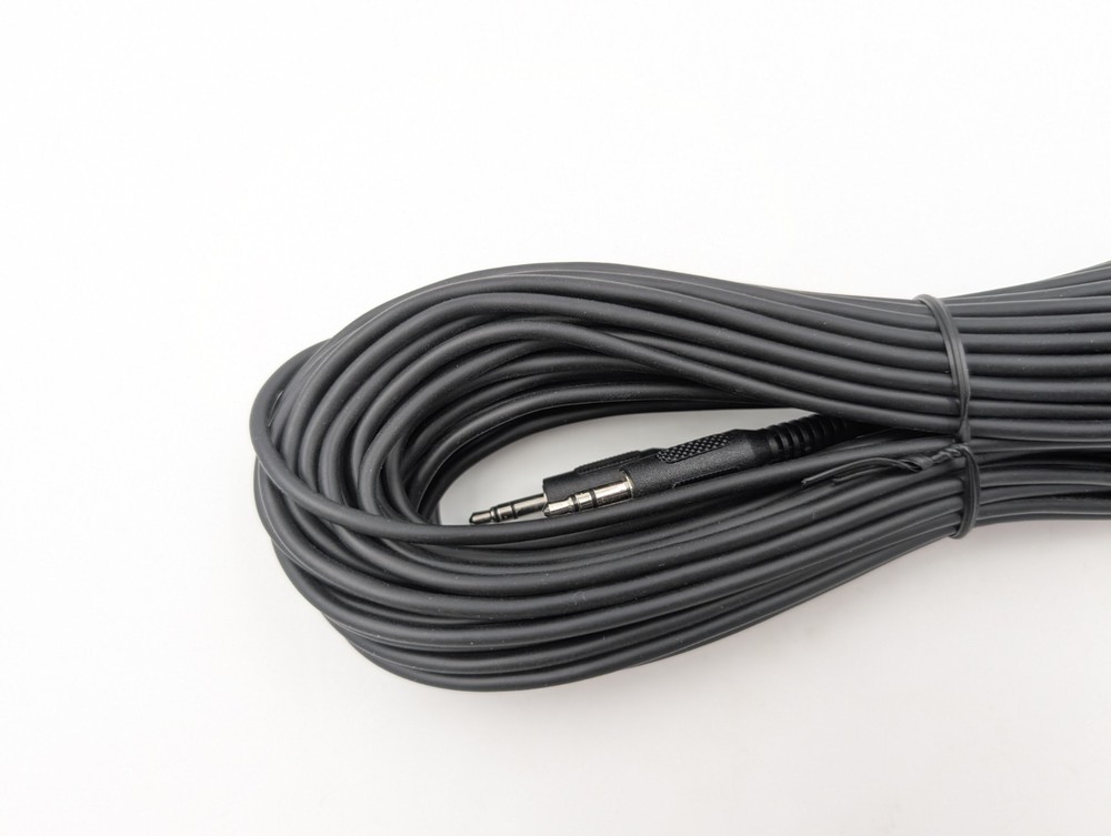 Genuine HTC Vive VR Headset Base Station Sync Cable Connection Line 50ft 3.5mm
