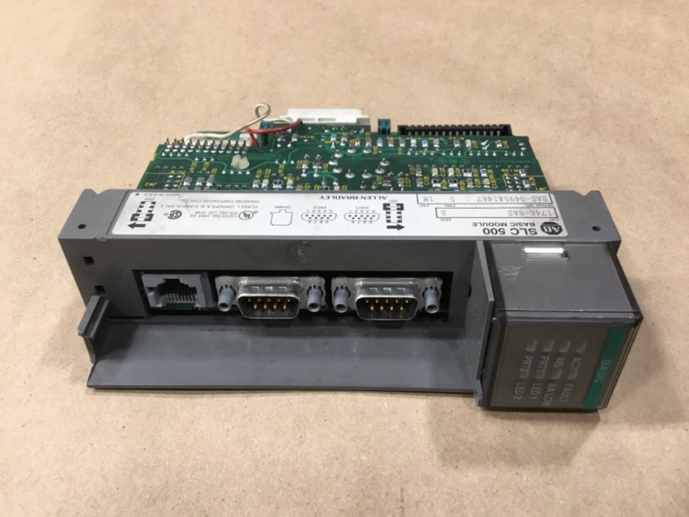 Allen-Bradley 1746-BAS Ser B Basic Module SLC 500 #30Z58