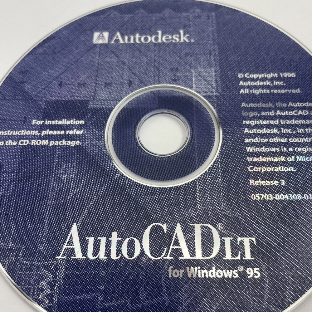 Autodesk AutoCAD LT for Windows 95 DISC ONLY