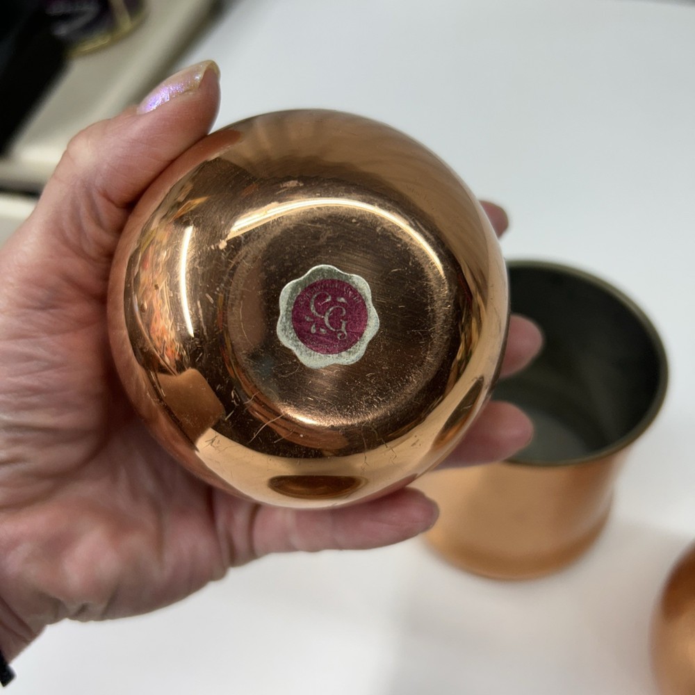 Coppercraft Guild Copper Set Cauldron Moscow Mule Cup