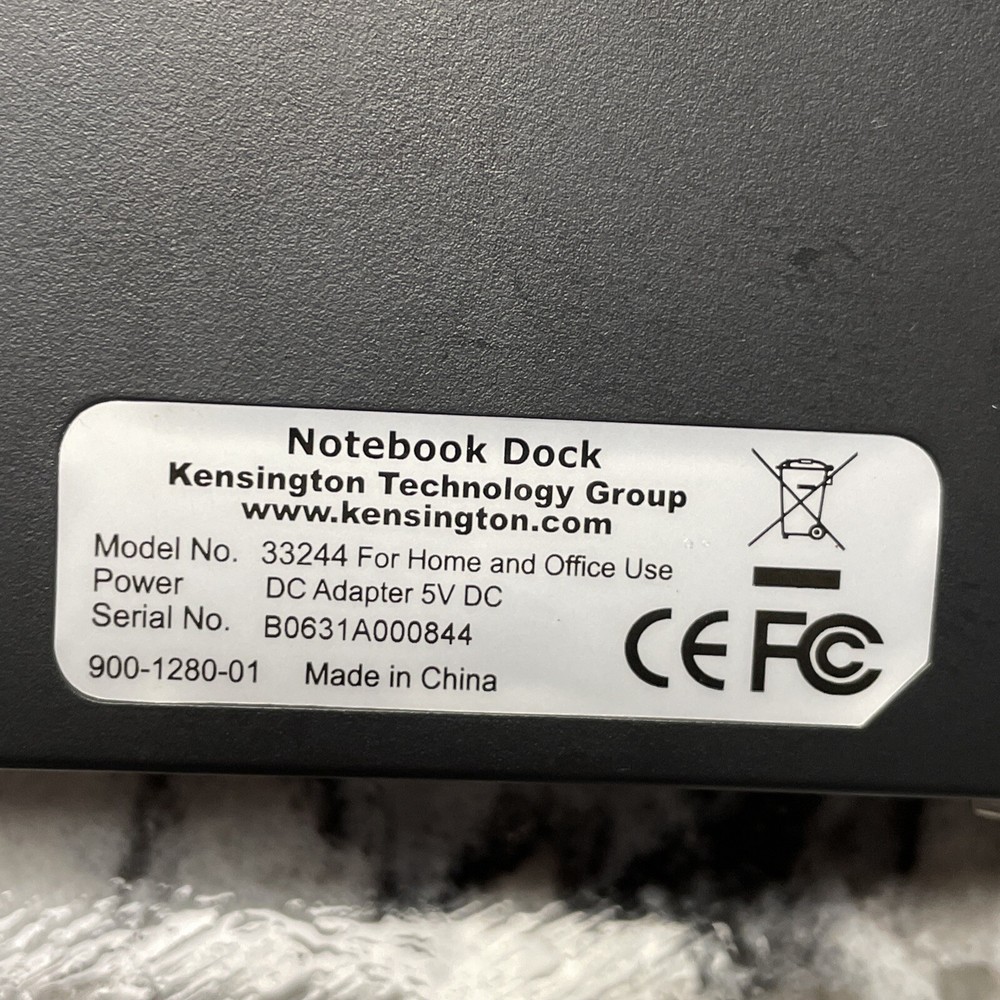Kensington Laptop Dock