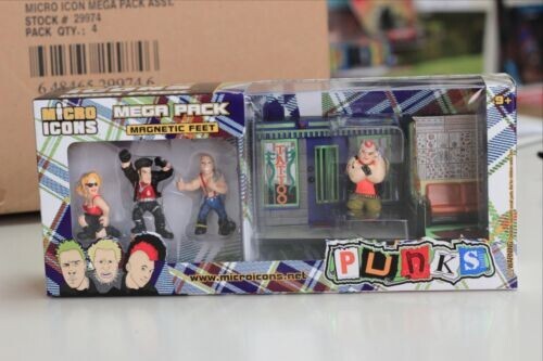 Micro Icons "Punks" series Tattoo Parlor w/4 Figures