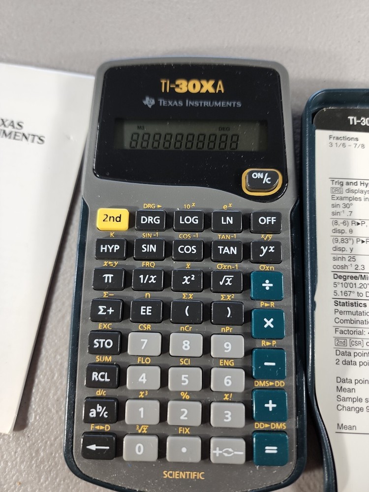 Texas Instruments TI-30Xa Scientific Calculator Bundle