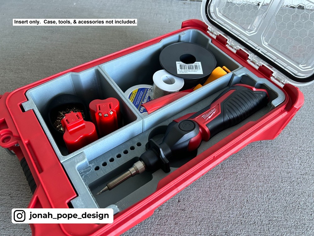 Milwaukee Packout Insert for M12 Soldering Iron (Insert-only)