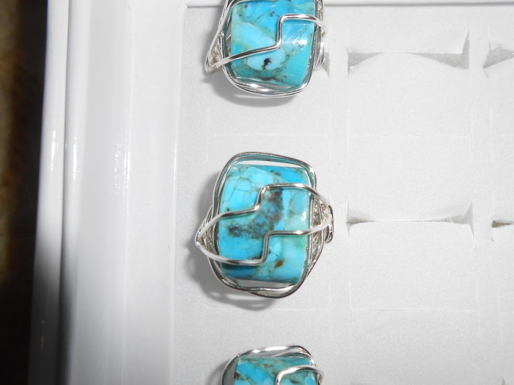 Kingman Turquoise Southwestern Ring