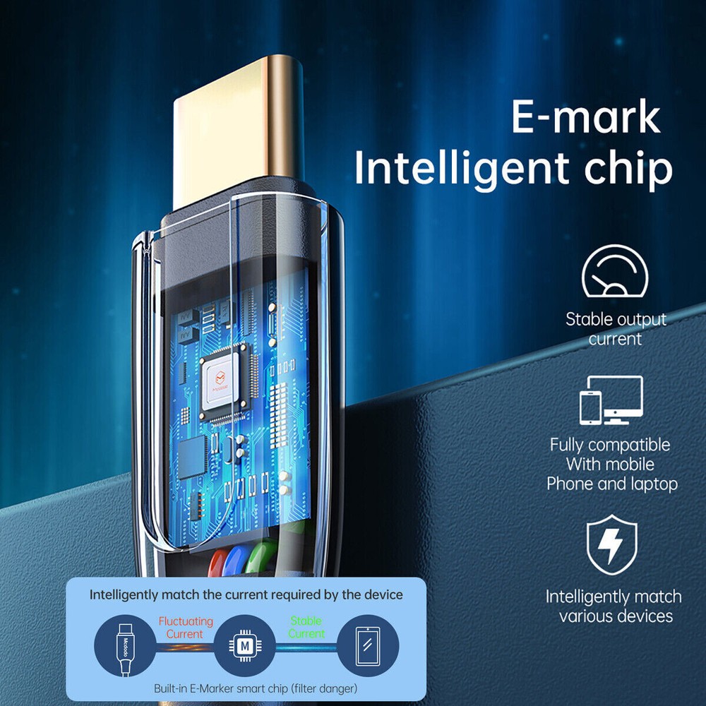 PD 100W 5A Mcdodo Type-C to Type C Fast Charging Data Sync Charger Cord