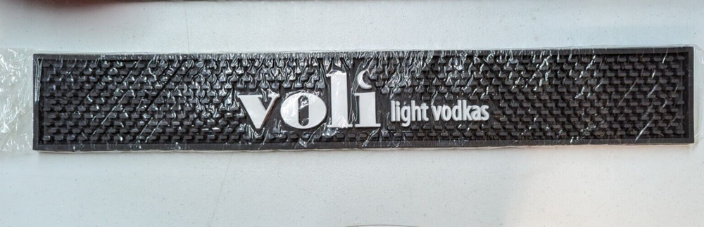 Voli Light Vodkas Rubber Bar Spill Rail Mat